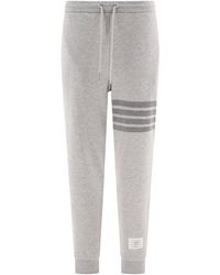 Thom Browne - Joggers With 4-bar Detail - Lyst