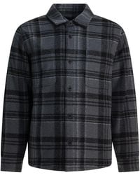 Vince - Check Overshirt Jacket - Lyst
