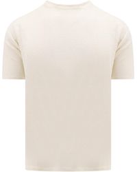 Roberto Collina - Linen T-shirt - Lyst