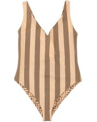 Fendi - Reversible One-Piece Swimsuit Beachwear Rosa-Donna - Lyst