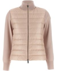Moncler - Two-Material Cardigan - Lyst