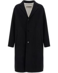 Jil Sander Coats & Jackets in Black for Men | Lyst