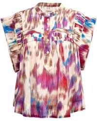 Isabel Marant - Leaza Top Multicolor - Lyst