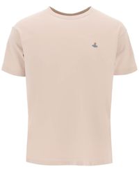Vivienne Westwood - T Shirt Classica Con Logo Orb - Lyst