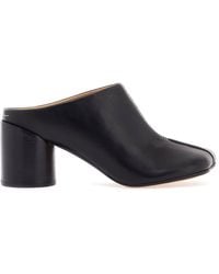 MM6 by Maison Martin Margiela - Leather Mules For - Lyst