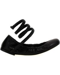 Rene Caovilla - Cleo Flat Shoes Nero - Lyst