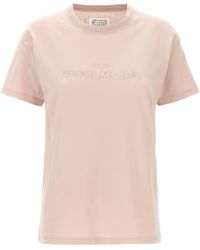 Maison Margiela - Logo Embroidery T-Shirt - Lyst