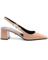Versace - Sling Back T.55 Patent Calf Leather - Lyst
