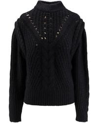 BOSS - Wool And Alpaca Blend Sweater - Lyst