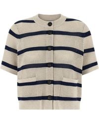 Brunello Cucinelli - Mesh Cardigan - Lyst