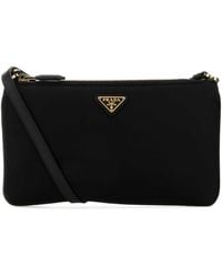 Prada - Black Re-nylon Pouch - Lyst