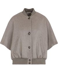 Max Mara - Leticia Bomber Cape - Lyst