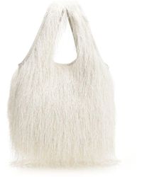 Dries Van Noten - Large Tote Bag With Fringe Handbags - Lyst
