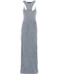 Y. Project - Long Ribbed Invisible Strap Dress - Lyst
