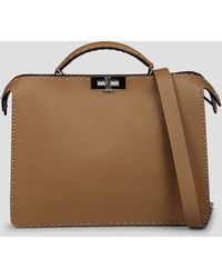 Fendi - Peekaboo Iseeu Medium Selleria Leather Bag - Lyst