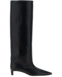 Jil Sander - High Boots Stivali E Stivaletti Nero-Donna - Lyst