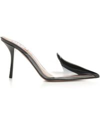 Alaïa - Mule In Patent Leather And Pvc Pumps Black - Lyst