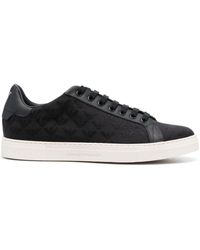 Emporio Armani - Allover Logo Sneakers - Lyst
