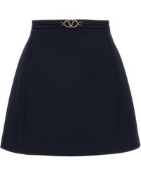 Valentino Garavani - Logo Skirt Skirts - Lyst