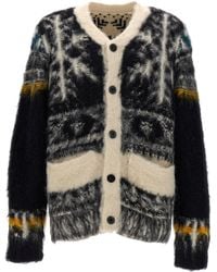 Sacai - Patterned Sweater - Lyst