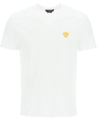 Versace - Regular White T Shirt - Lyst