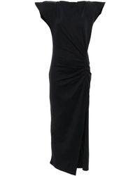 Isabel Marant - Abito Midi Nadela Plissettato-Donna - Lyst