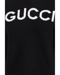 Gucci - L/S Cw/Nk Top - Lyst