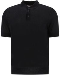 Brunello Cucinelli - Cotton-Linen Blend Polo Shirt - Lyst
