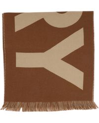 Burberry - Logo Jacquard Schal - Lyst