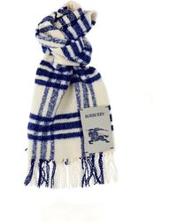Burberry - Check Scarf Scarves, Foulards - Lyst