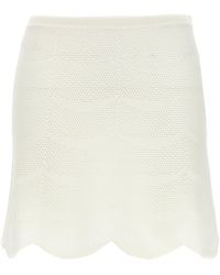 Tom Ford - Crochet Mini Skirt - Lyst