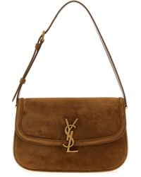 Saint Laurent - Solferino Borse A Spalla E Tracolla Marrone-Donna - Lyst