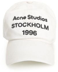 Acne Studios - Baseball Cap With Embroidered Logo - Lyst