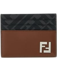 Fendi - 'Squared Ff' Card Holder - Lyst