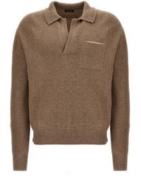 Zegna - V-neck Sweater Sweater, Cardigans - Lyst