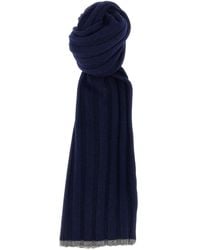 Brunello Cucinelli - Ribbed Cashmere Scarf - Lyst