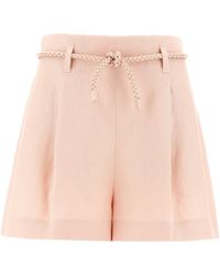 Zimmermann - 'Illuminate Linen' Shorts - Lyst