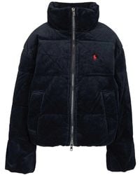 Polo Ralph Lauren - Ribbed Down Jacket Coats - Lyst