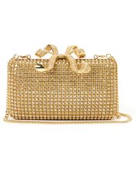 Self-Portrait - Clutch With All-Over Rhinestones - Lyst