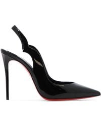 Christian Louboutin - Hot Chick Sling Patent Slingback Pumps 100 - Lyst