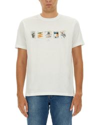 Paul Smith - T-Shirt Con Stampa - Lyst