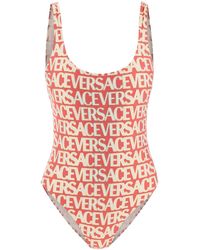 Versace - Allover One Piece Swimwear - Lyst