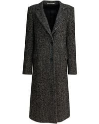 Tagliatore - Herringbone Button Coat - Lyst