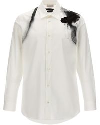 Alexander McQueen - Printed Shirt Shirt, Blouse - Lyst