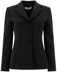 Semler - Single-breasted Blazer Jackets Black - Lyst