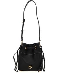 Pinko - Mini Bucket Bag Borse A Spalla E Tracolla Nero-Donna - Lyst