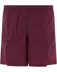 McQueen - Skull Dots Mini Swim Shorts - Lyst