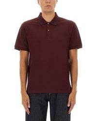 McQueen - Polo Shirt With Logo On The Collar - Lyst