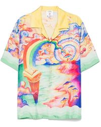 CASABLANCA - Camicie Seta-Uomo - Lyst