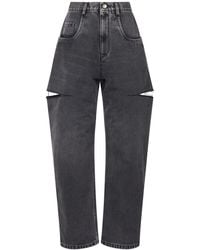 Maison Margiela - Jeans Affusolati A Vita Alta - Lyst